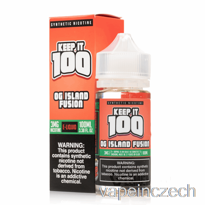 Fusion - Keep It 100 E-liquid - 100 Ml 0mg Vape Bez Nikotinu